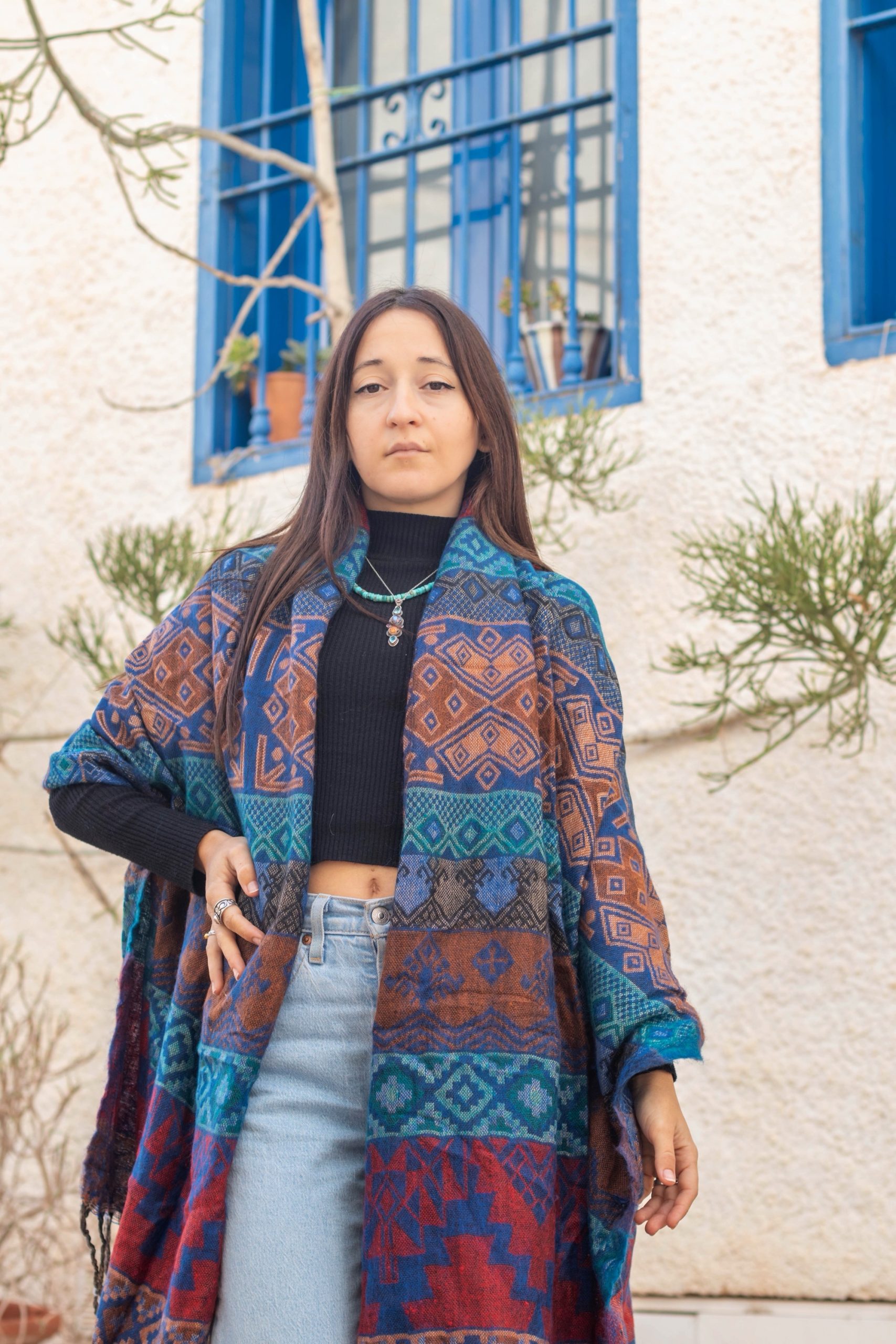 Pañuelo Native Blue