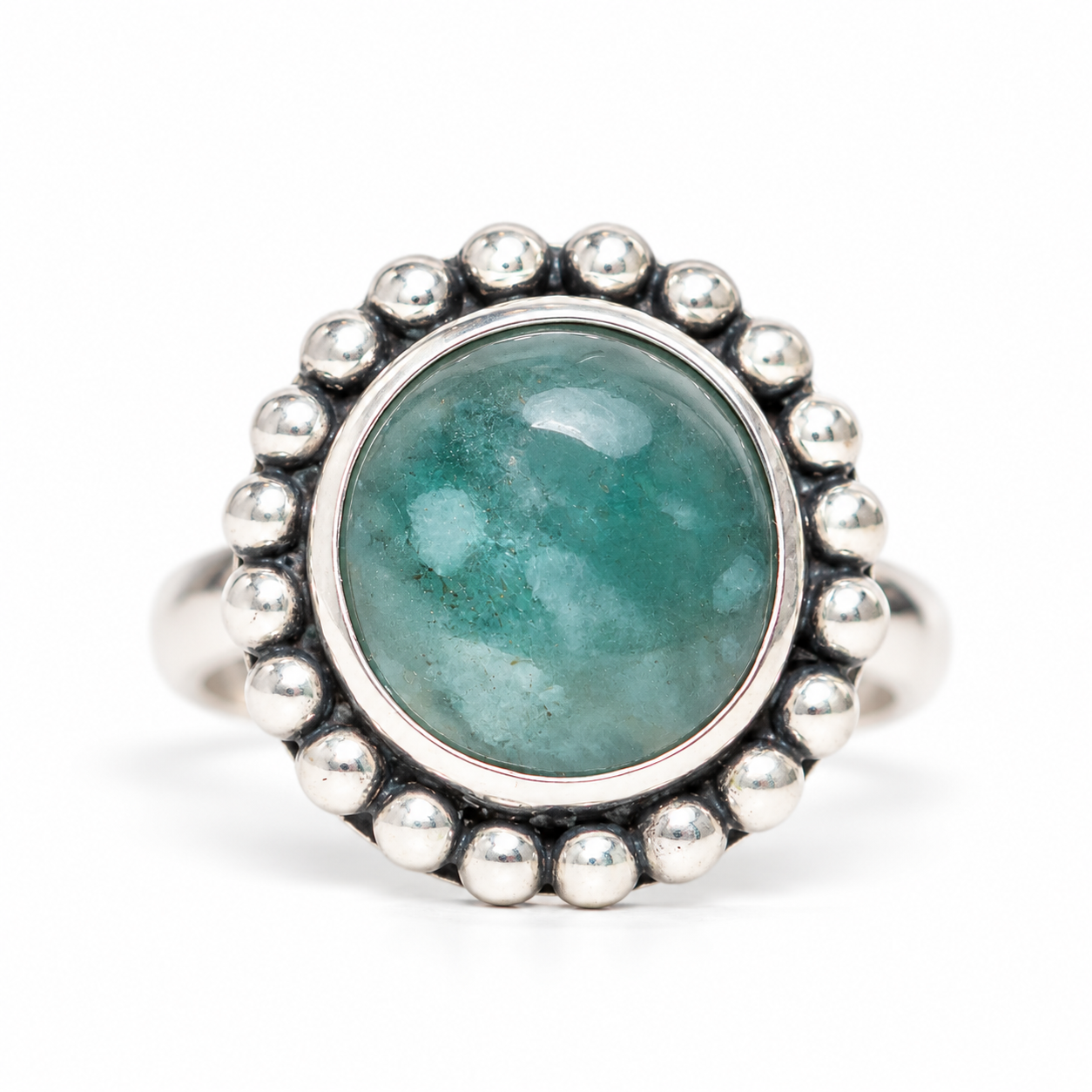 Anillo FUERZA Jade Traslúcido T17