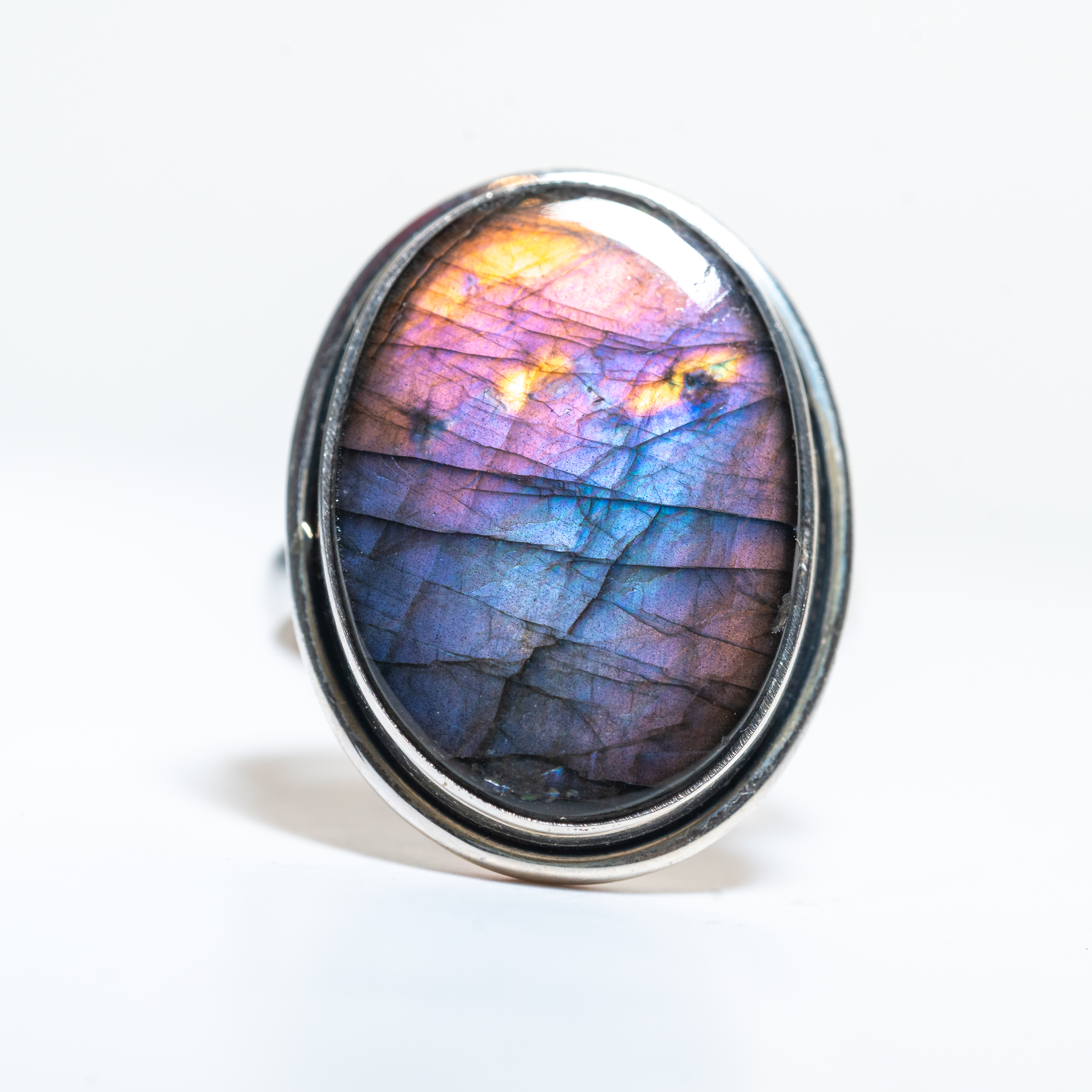 Anillo GALAXIA Labradorita T17