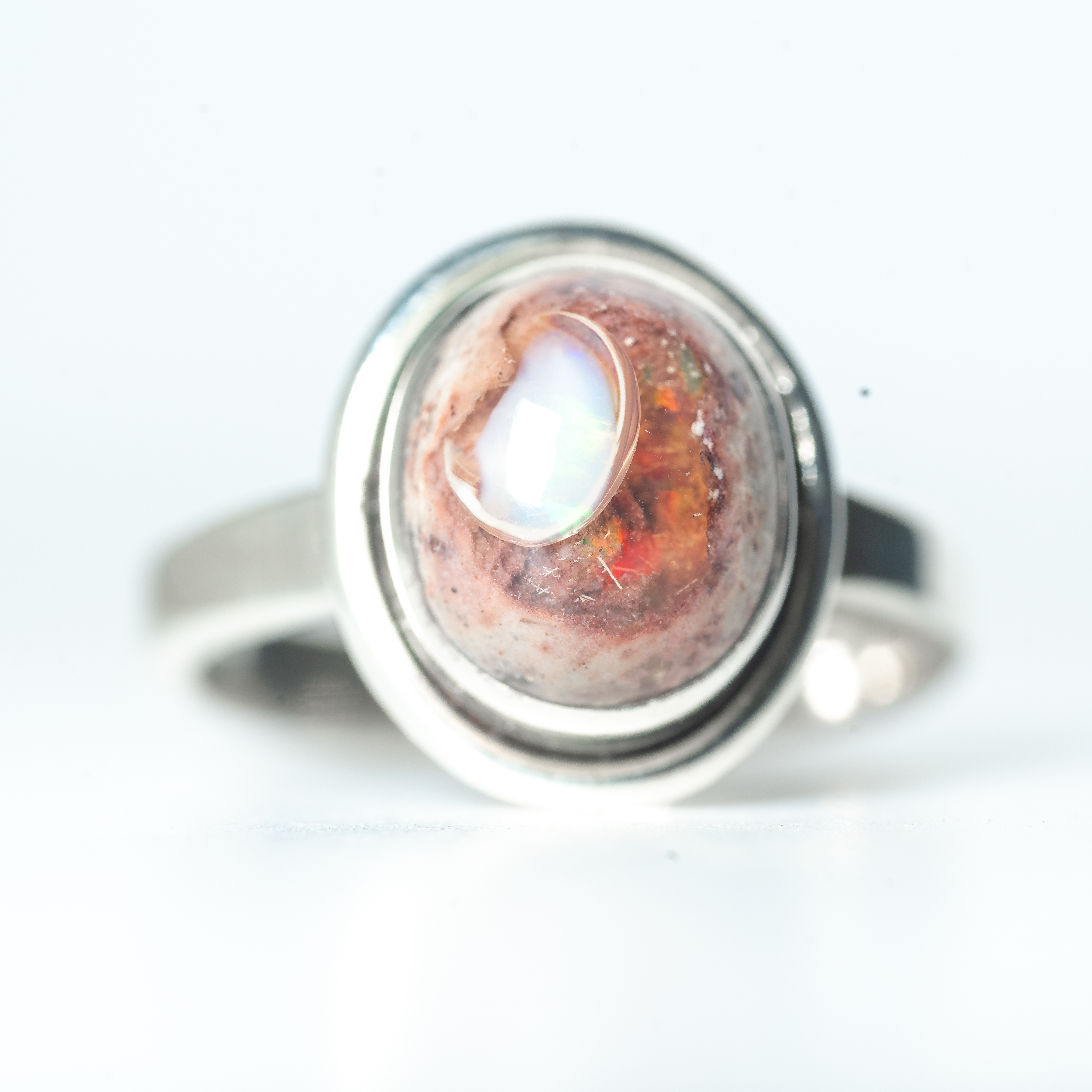 Anillo CUPIDO Ópalo de Fuego T15
