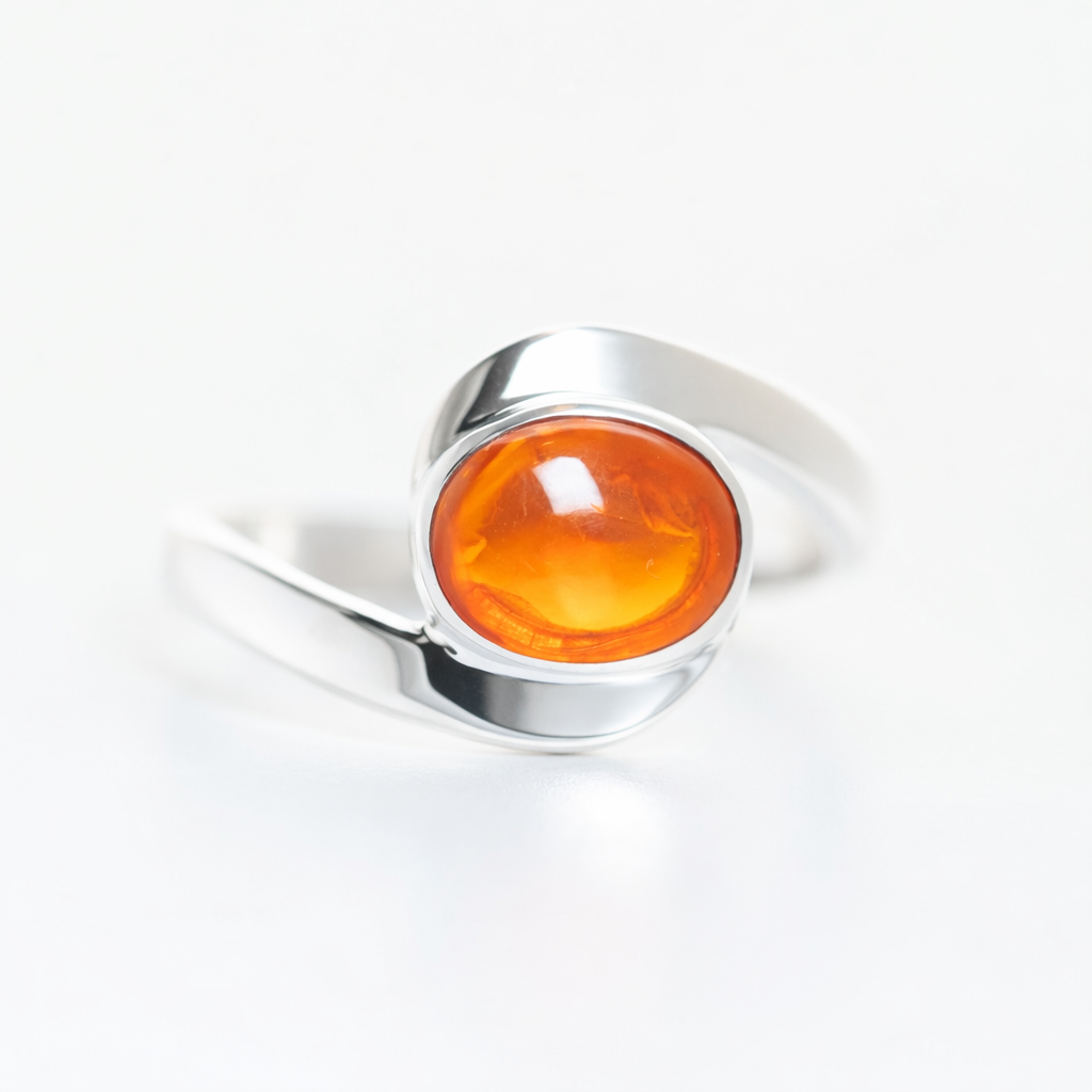 Anillo DRAGÓN Ópalo de fuego T12