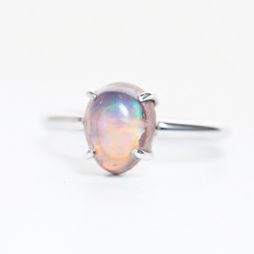 Anillo SORRENTO Ópalo de Fuego T16