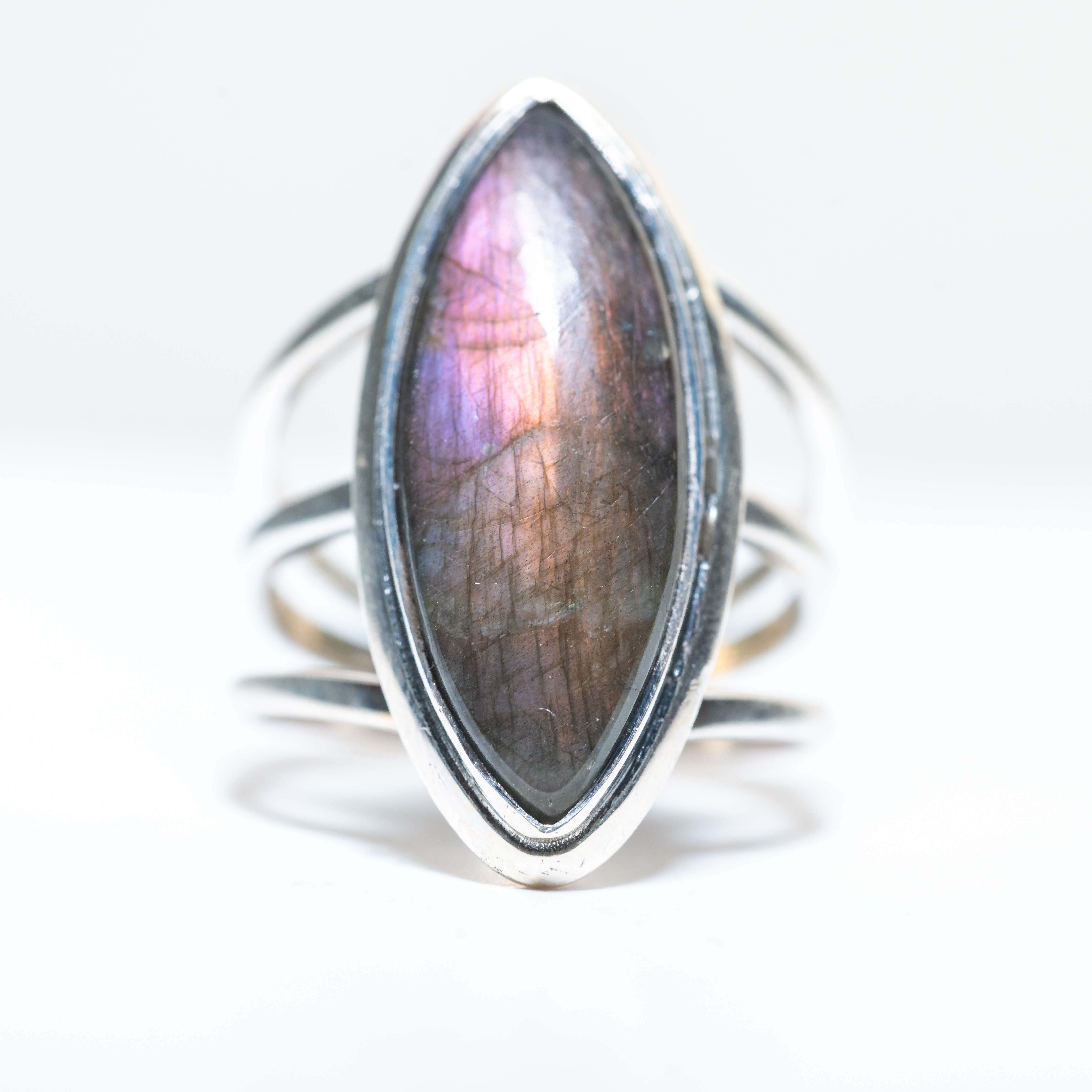 Anillo GAIA Labradorita T16