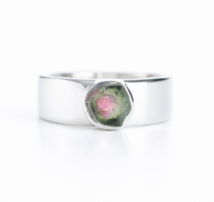 Anillo GOA Turmalina Sandía T13