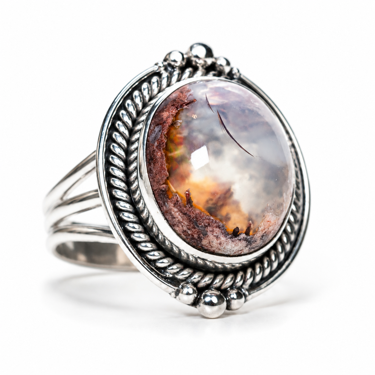 Anillo VELVET Ópalo de Fuego T13